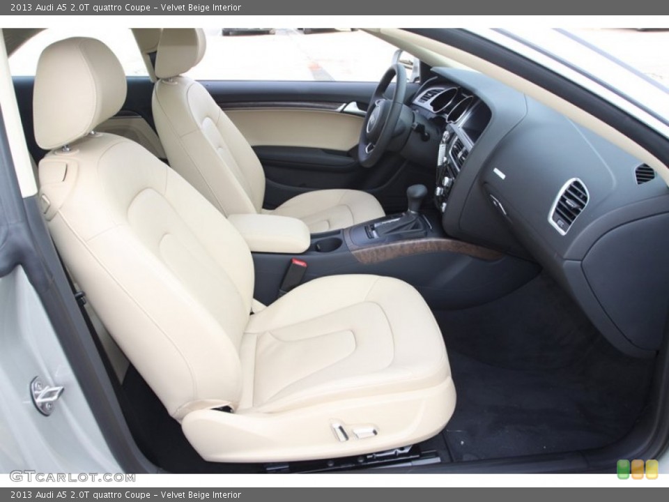 Velvet Beige Interior Front Seat for the 2013 Audi A5 2.0T quattro Coupe #76472726
