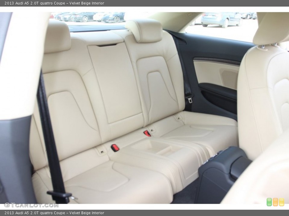 Velvet Beige Interior Rear Seat for the 2013 Audi A5 2.0T quattro Coupe #76472739