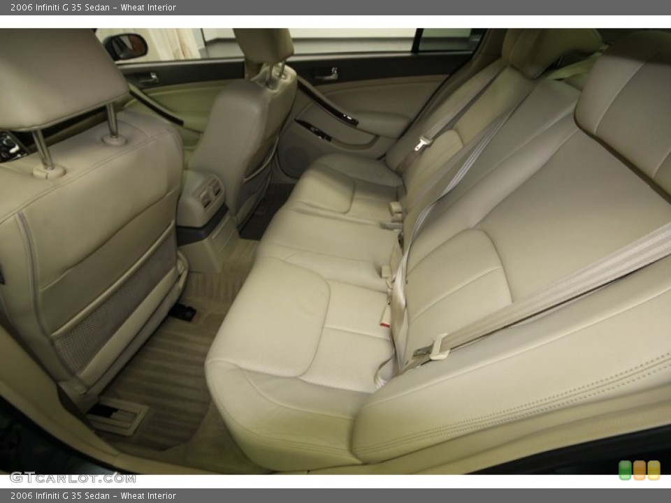 Wheat Interior Rear Seat for the 2006 Infiniti G 35 Sedan #76474817