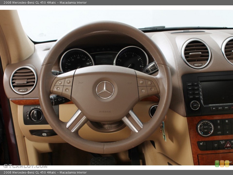 Macadamia Interior Steering Wheel for the 2008 Mercedes-Benz GL 450 4Matic #76475460