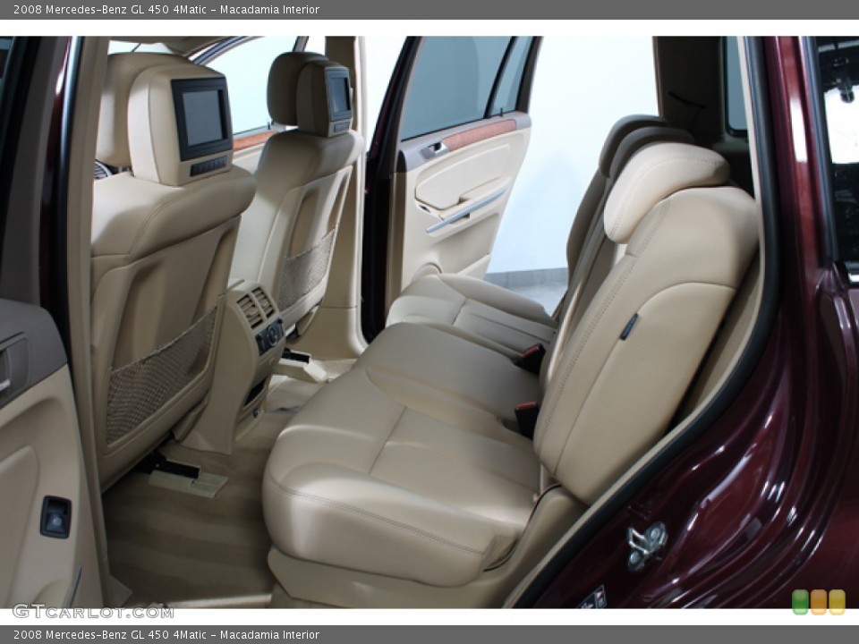 Macadamia Interior Rear Seat for the 2008 Mercedes-Benz GL 450 4Matic #76475693