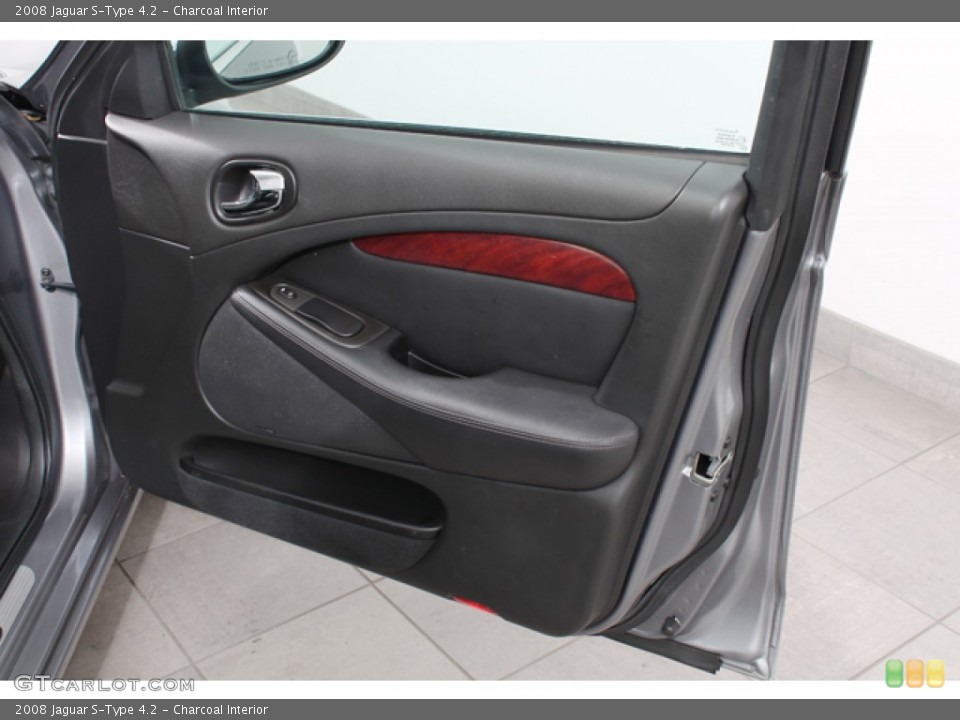 Charcoal Interior Door Panel for the 2008 Jaguar S-Type 4.2 #76476251