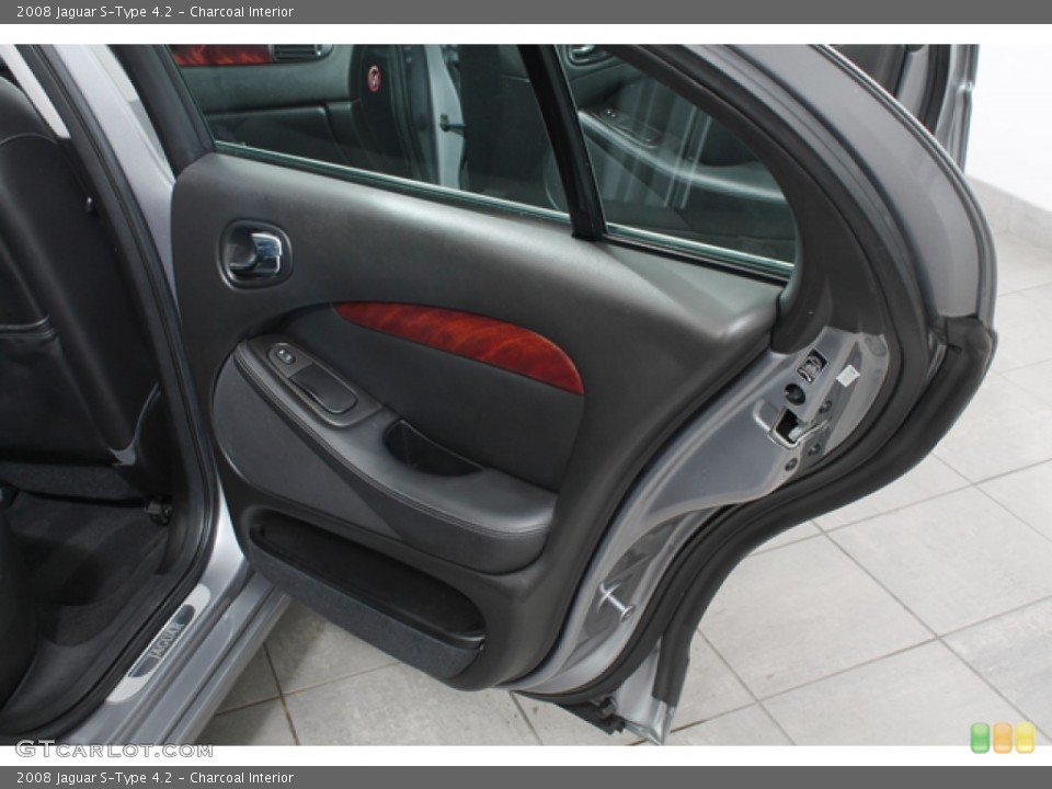 Charcoal Interior Door Panel for the 2008 Jaguar S-Type 4.2 #76476269