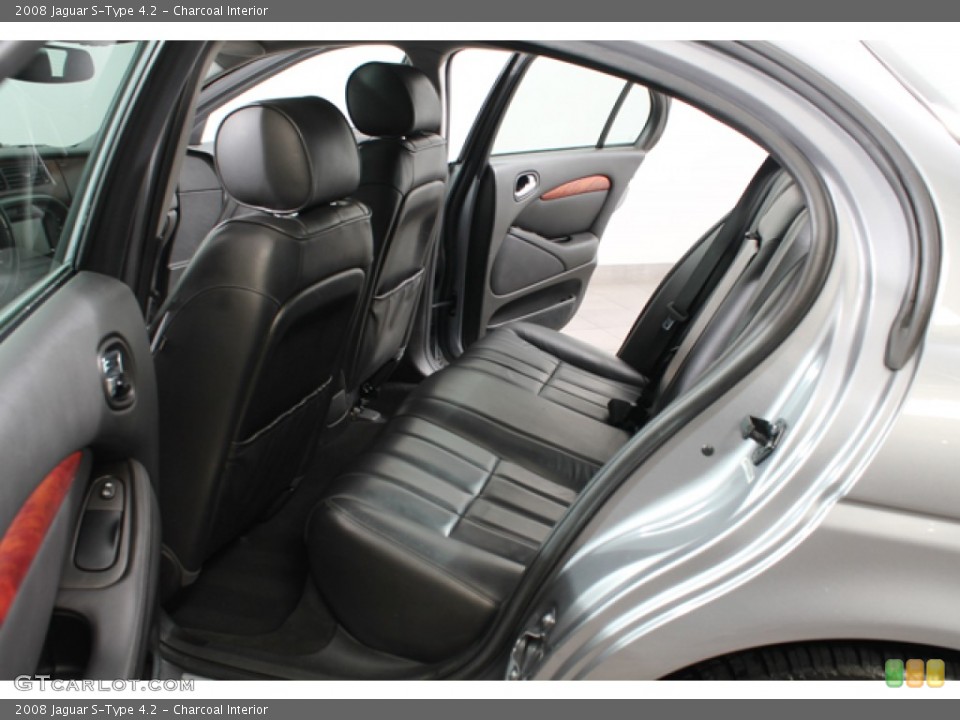 Charcoal Interior Rear Seat for the 2008 Jaguar S-Type 4.2 #76476355