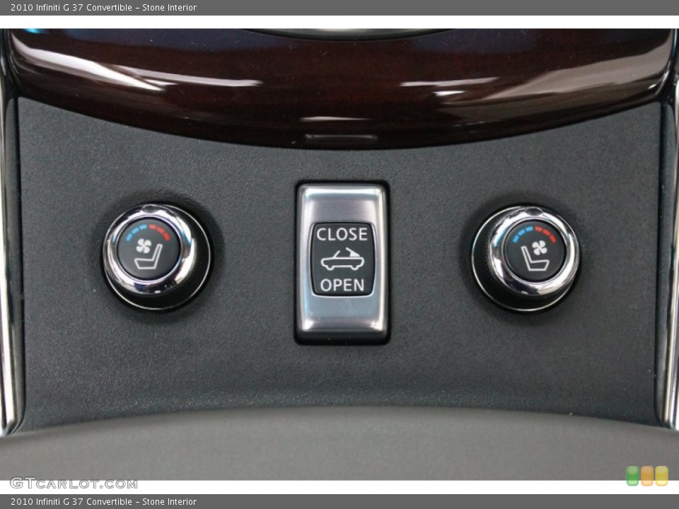 Stone Interior Controls for the 2010 Infiniti G 37 Convertible #76476611