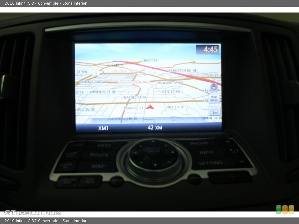 Stone Interior Navigation for the 2010 Infiniti G 37 Convertible #76476638
