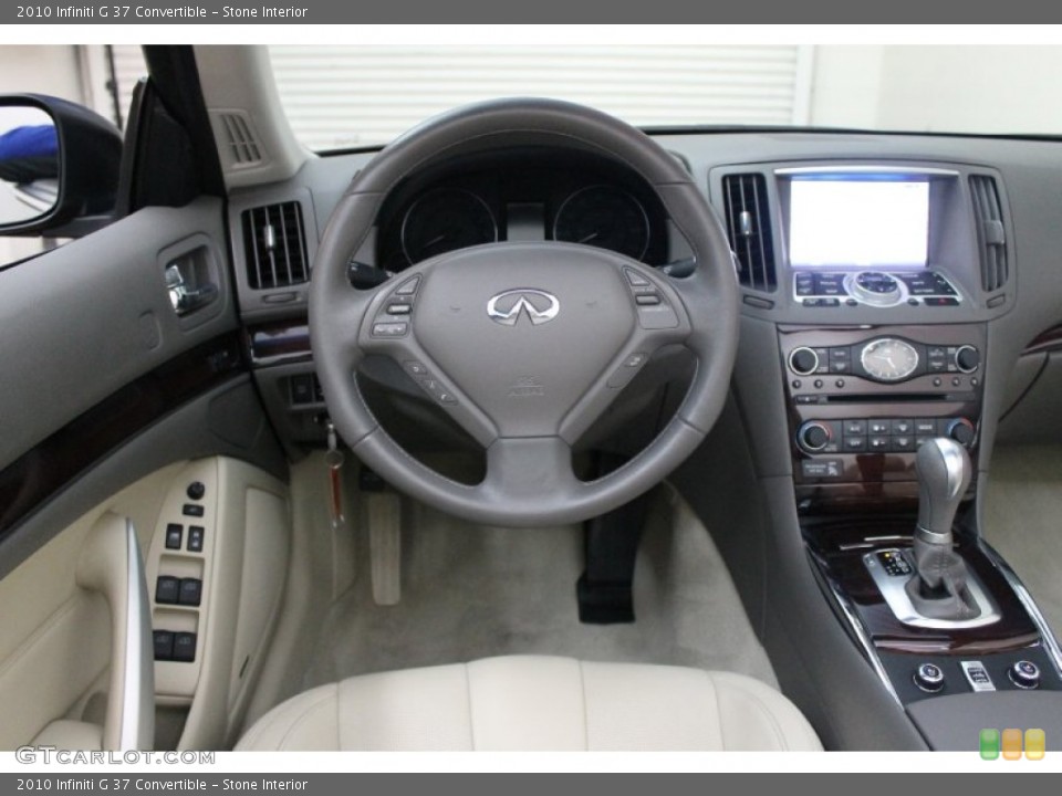 Stone Interior Dashboard for the 2010 Infiniti G 37 Convertible #76476823