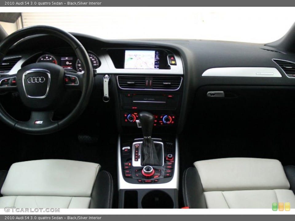 Black/Silver Interior Dashboard for the 2010 Audi S4 3.0 quattro Sedan #76477061