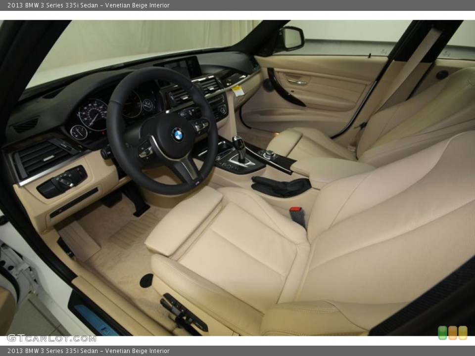 Venetian Beige Interior Prime Interior for the 2013 BMW 3 Series 335i Sedan #76477163
