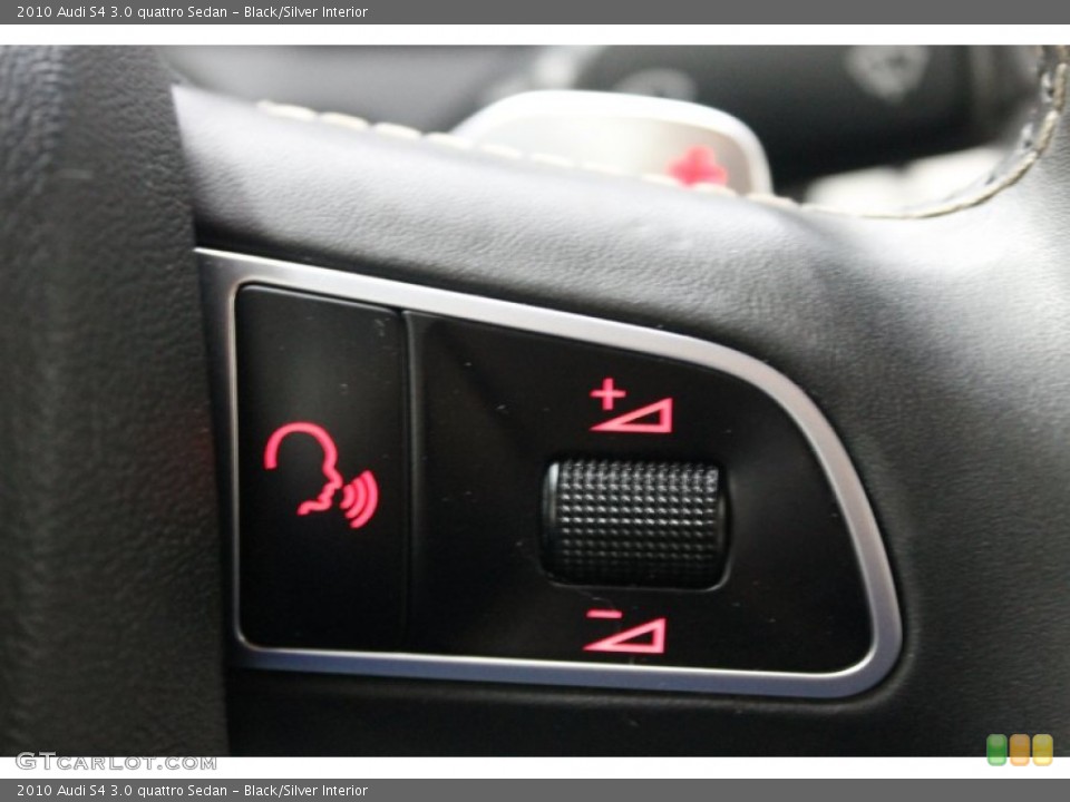 Black/Silver Interior Controls for the 2010 Audi S4 3.0 quattro Sedan #76477211