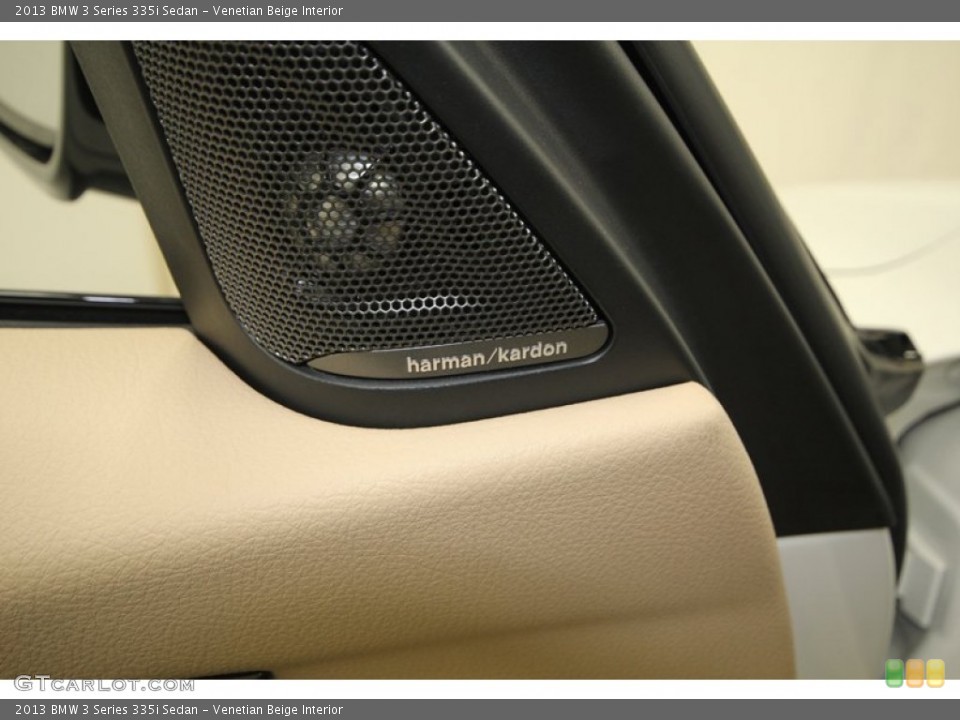 Venetian Beige Interior Audio System for the 2013 BMW 3 Series 335i Sedan #76477212