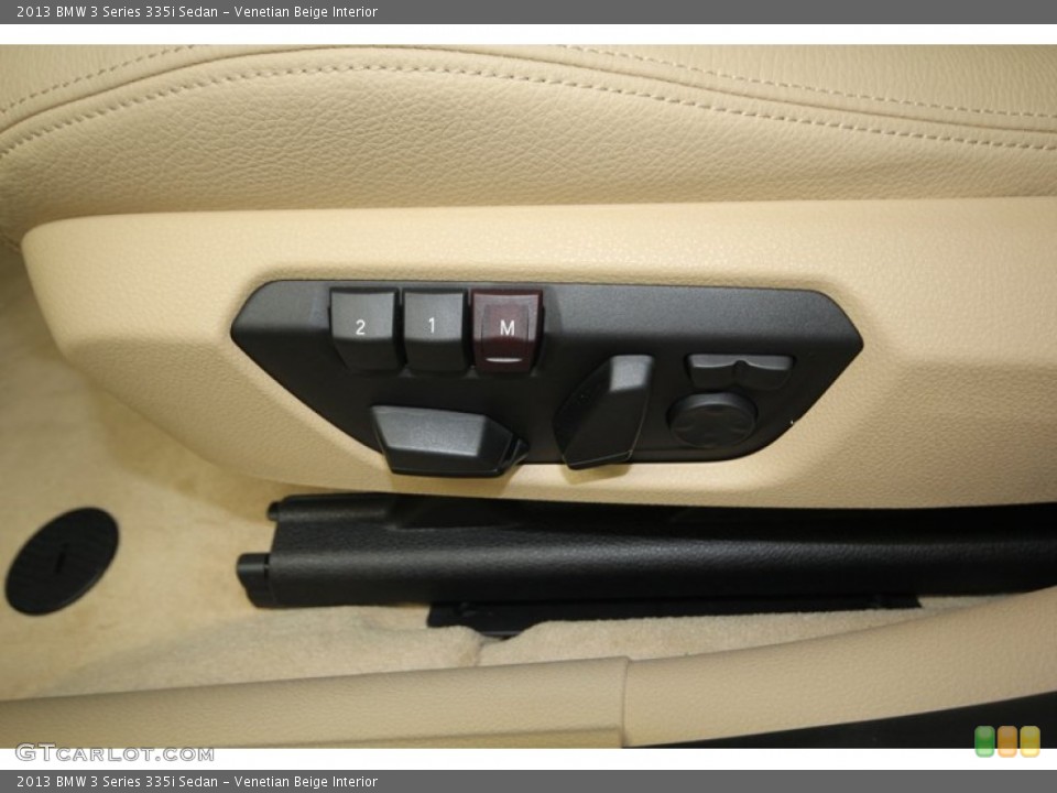 Venetian Beige Interior Controls for the 2013 BMW 3 Series 335i Sedan #76477222