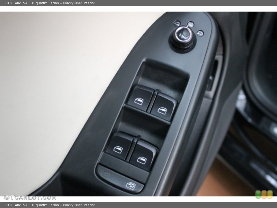 Black/Silver Interior Controls for the 2010 Audi S4 3.0 quattro Sedan #76477236