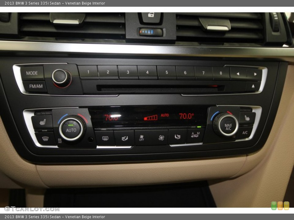 Venetian Beige Interior Controls for the 2013 BMW 3 Series 335i Sedan #76477254