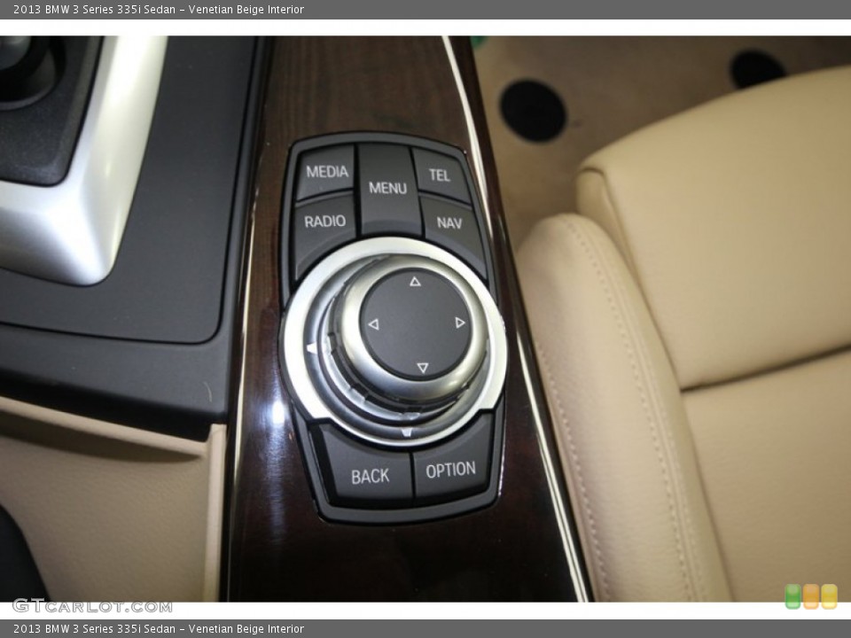 Venetian Beige Interior Controls for the 2013 BMW 3 Series 335i Sedan #76477280