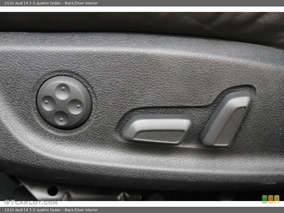 Black/Silver Interior Controls for the 2010 Audi S4 3.0 quattro Sedan #76477298