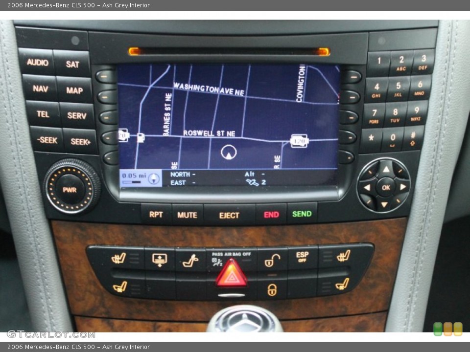 Ash Grey Interior Navigation for the 2006 Mercedes-Benz CLS 500 #76477585