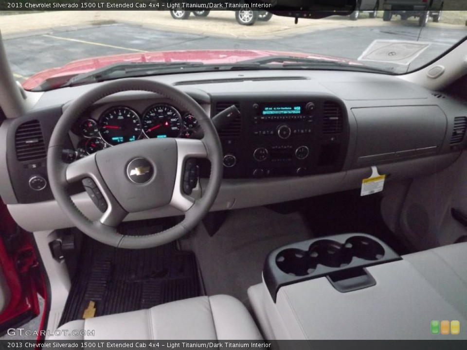 Light Titanium/Dark Titanium Interior Dashboard for the 2013 Chevrolet Silverado 1500 LT Extended Cab 4x4 #76479233