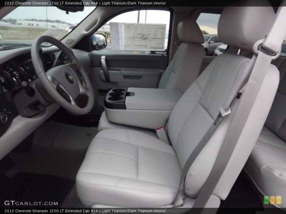 Light Titanium/Dark Titanium Interior Front Seat for the 2013 Chevrolet Silverado 1500 LT Extended Cab 4x4 #76479263