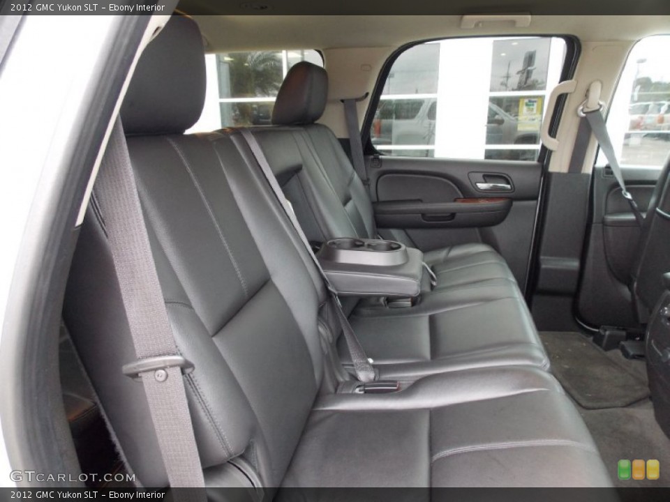 Ebony Interior Rear Seat for the 2012 GMC Yukon SLT #76479426