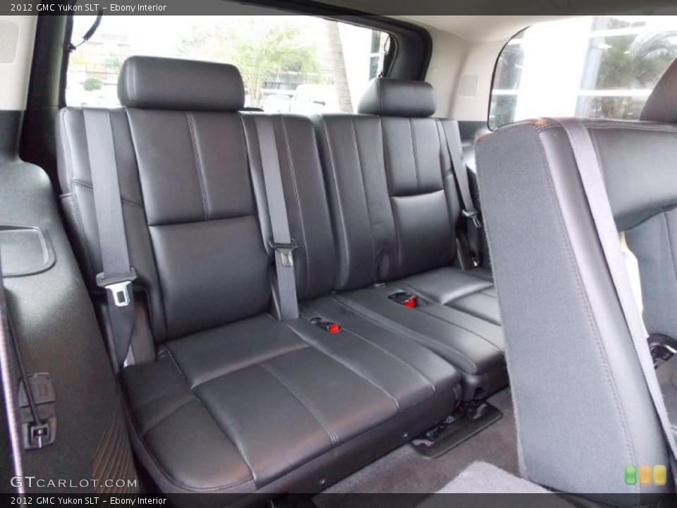 Ebony Interior Rear Seat for the 2012 GMC Yukon SLT #76479440
