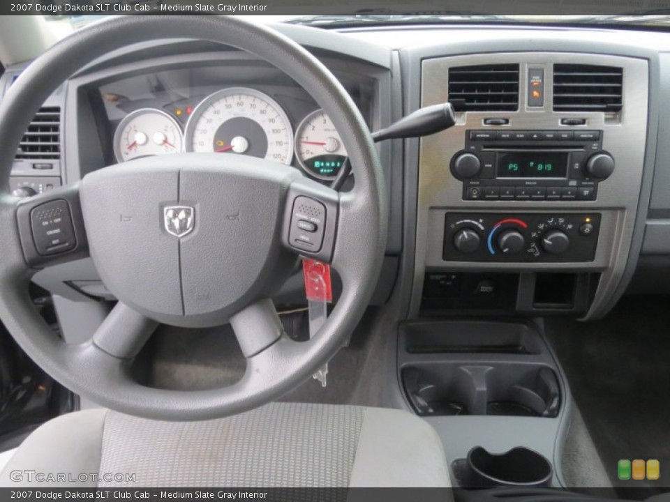 Medium Slate Gray Interior Dashboard for the 2007 Dodge Dakota SLT Club Cab #76479473