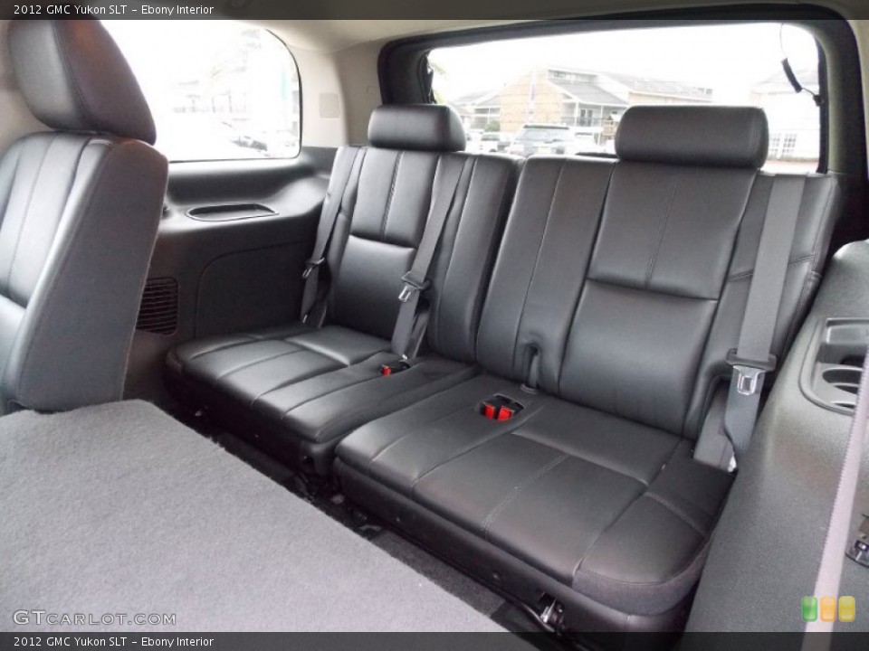 Ebony Interior Rear Seat for the 2012 GMC Yukon SLT #76479497