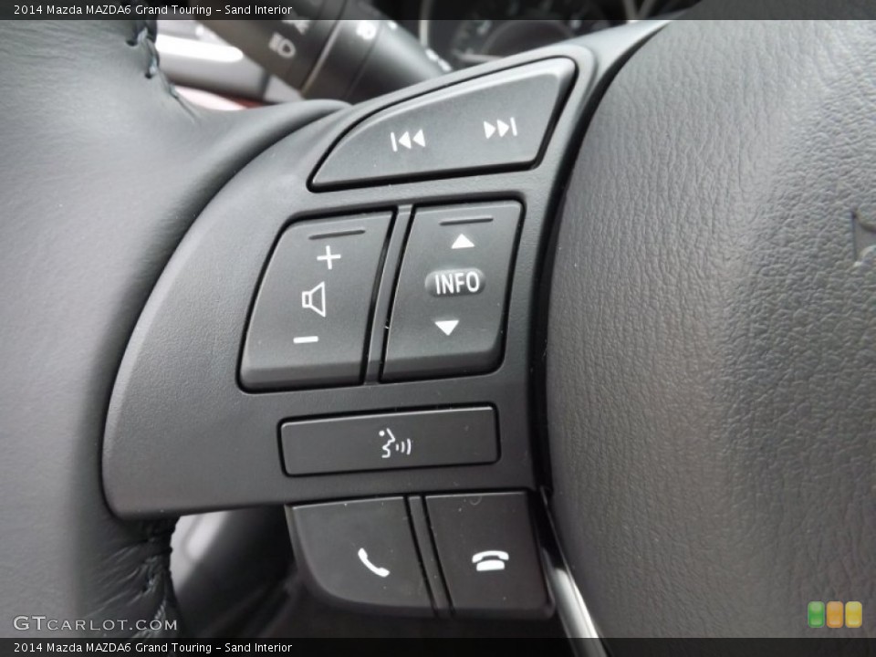 Sand Interior Controls for the 2014 Mazda MAZDA6 Grand Touring #76480655