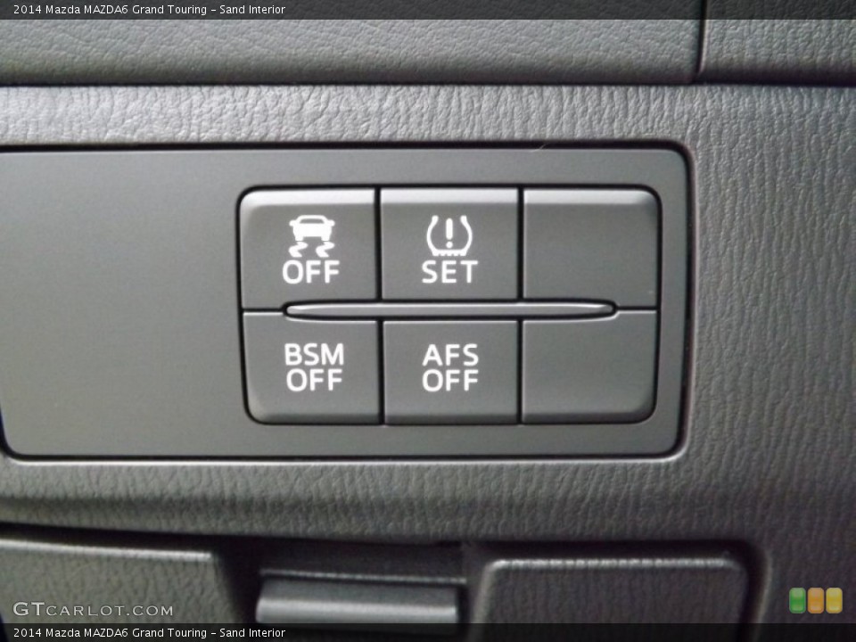 Sand Interior Controls for the 2014 Mazda MAZDA6 Grand Touring #76480699
