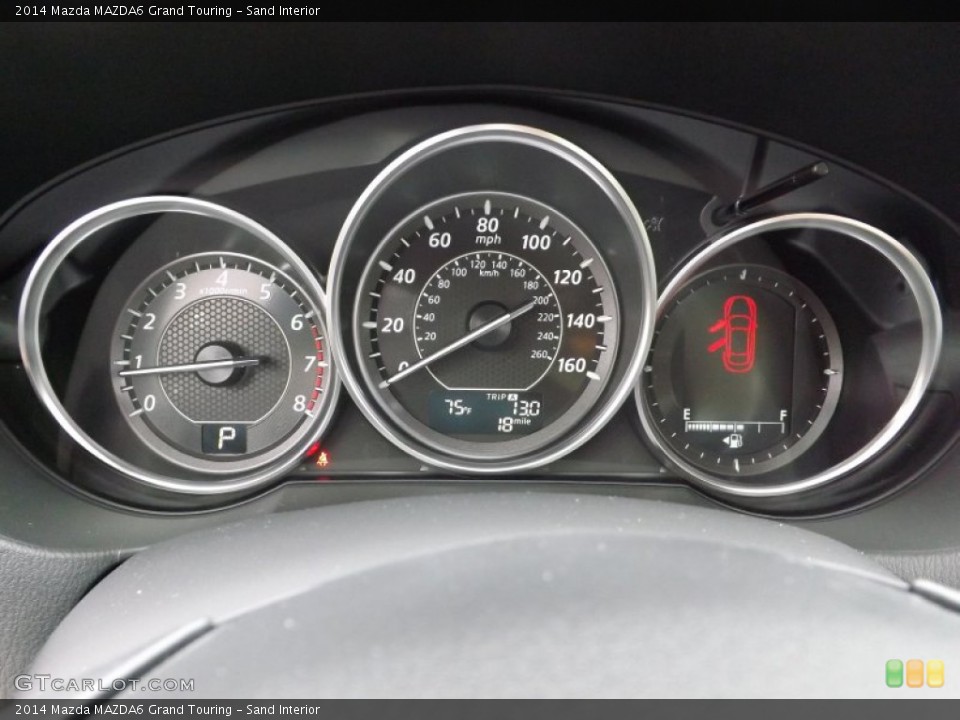 Sand Interior Gauges for the 2014 Mazda MAZDA6 Grand Touring #76480727