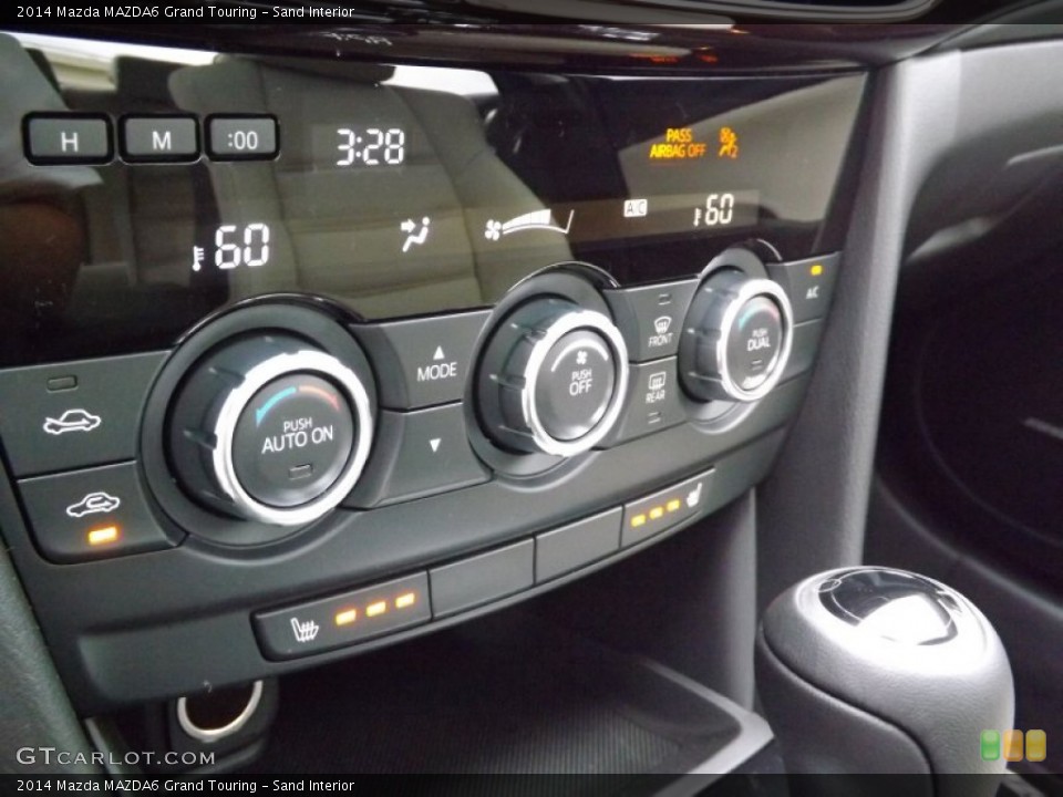 Sand Interior Controls for the 2014 Mazda MAZDA6 Grand Touring #76480739