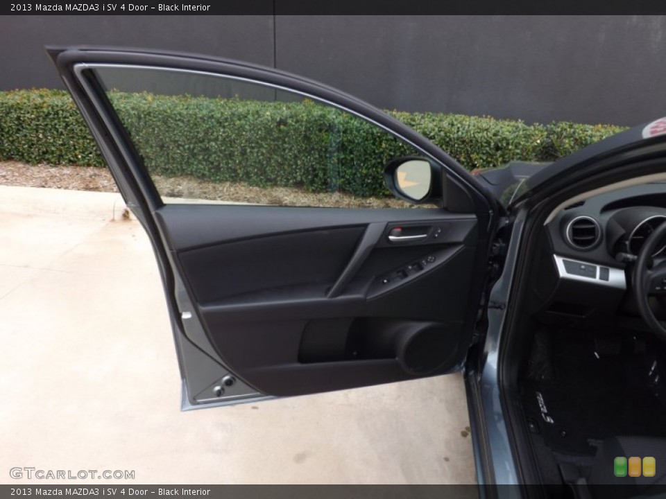 Black Interior Door Panel for the 2013 Mazda MAZDA3 i SV 4 Door #76481327