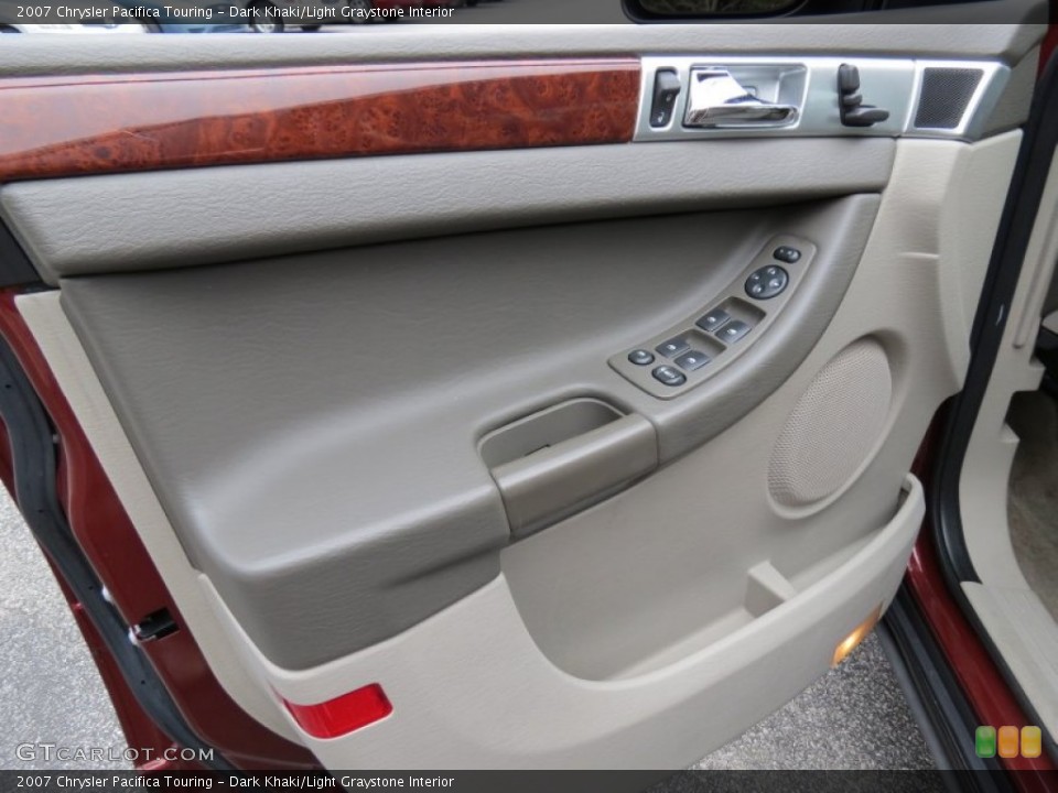 Dark Khaki/Light Graystone Interior Door Panel for the 2007 Chrysler Pacifica Touring #76481494