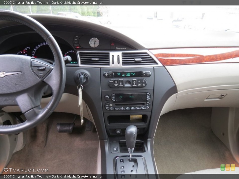 Dark Khaki/Light Graystone Interior Controls for the 2007 Chrysler Pacifica Touring #76481525