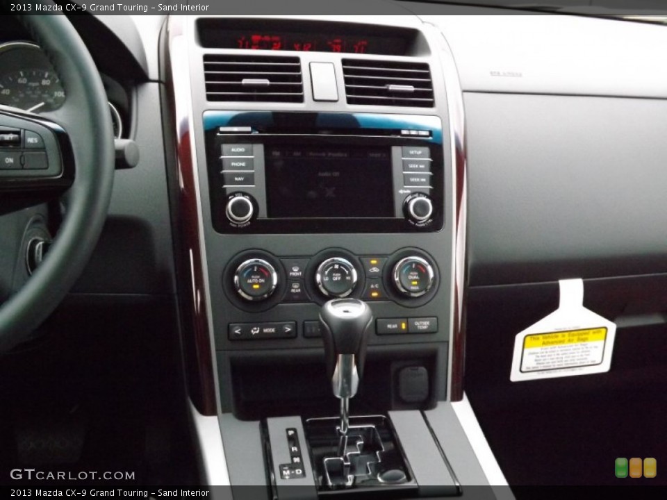 Sand Interior Controls for the 2013 Mazda CX-9 Grand Touring #76481640