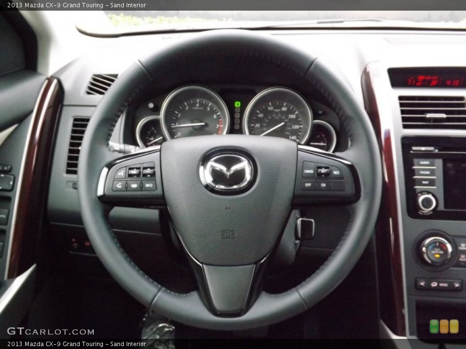 Sand Interior Steering Wheel for the 2013 Mazda CX-9 Grand Touring #76481657
