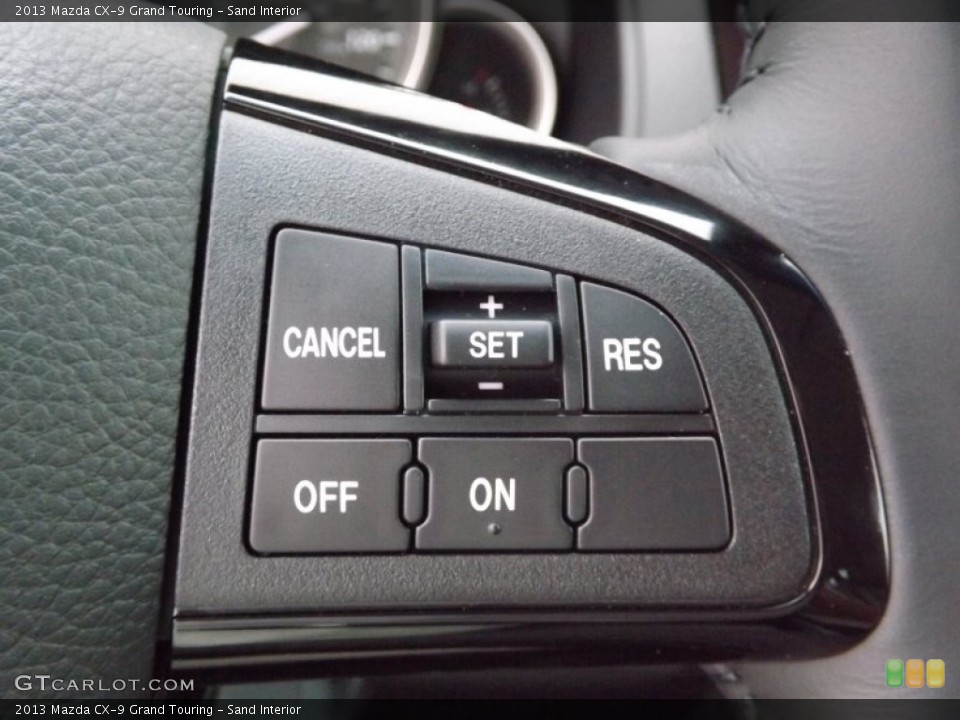 Sand Interior Controls for the 2013 Mazda CX-9 Grand Touring #76481676