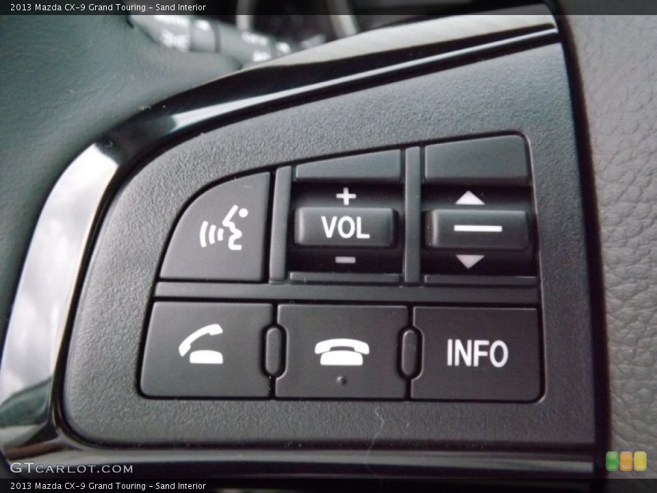 Sand Interior Controls for the 2013 Mazda CX-9 Grand Touring #76481690