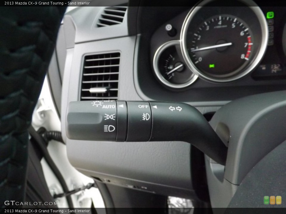 Sand Interior Controls for the 2013 Mazda CX-9 Grand Touring #76481729