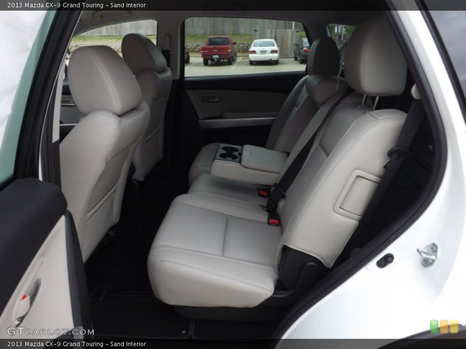 Sand Interior Rear Seat for the 2013 Mazda CX-9 Grand Touring #76481844