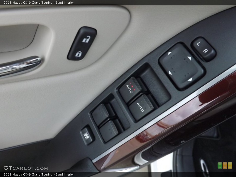 Sand Interior Controls for the 2013 Mazda CX-9 Grand Touring #76481875