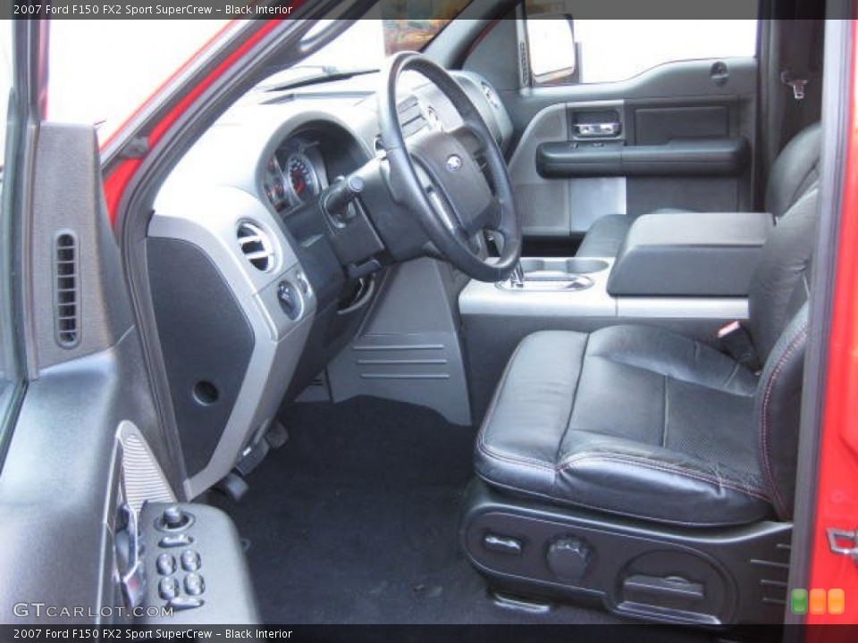 Black Interior Photo for the 2007 Ford F150 FX2 Sport SuperCrew #76483355