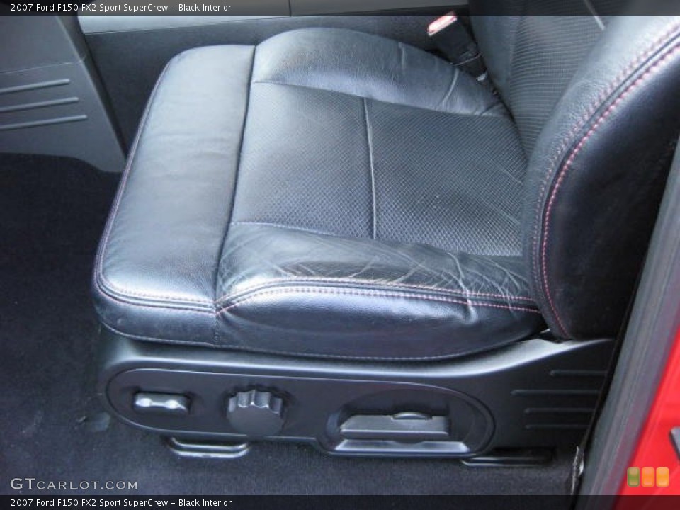 Black Interior Front Seat for the 2007 Ford F150 FX2 Sport SuperCrew #76483366
