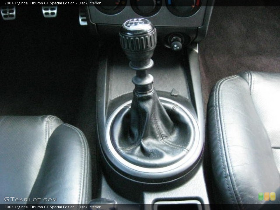 Black Interior Transmission for the 2004 Hyundai Tiburon GT Special Edition #76484192