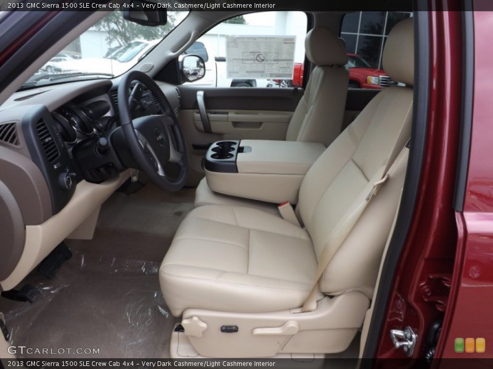 Very Dark Cashmere/Light Cashmere Interior Photo for the 2013 GMC Sierra 1500 SLE Crew Cab 4x4 #76486472