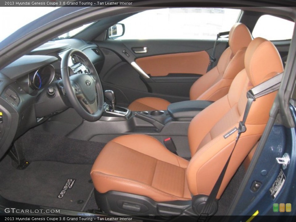 Tan Leather Interior Photo for the 2013 Hyundai Genesis Coupe 3.8 Grand Touring #76486502