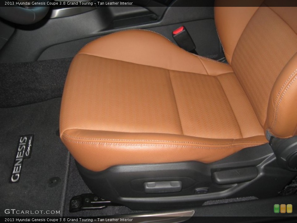 Tan Leather Interior Front Seat for the 2013 Hyundai Genesis Coupe 3.8 Grand Touring #76486520