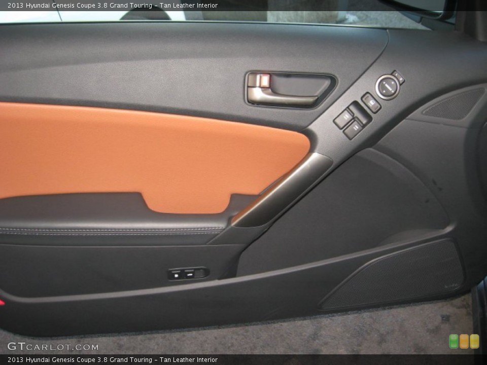 Tan Leather Interior Door Panel for the 2013 Hyundai Genesis Coupe 3.8 Grand Touring #76486533