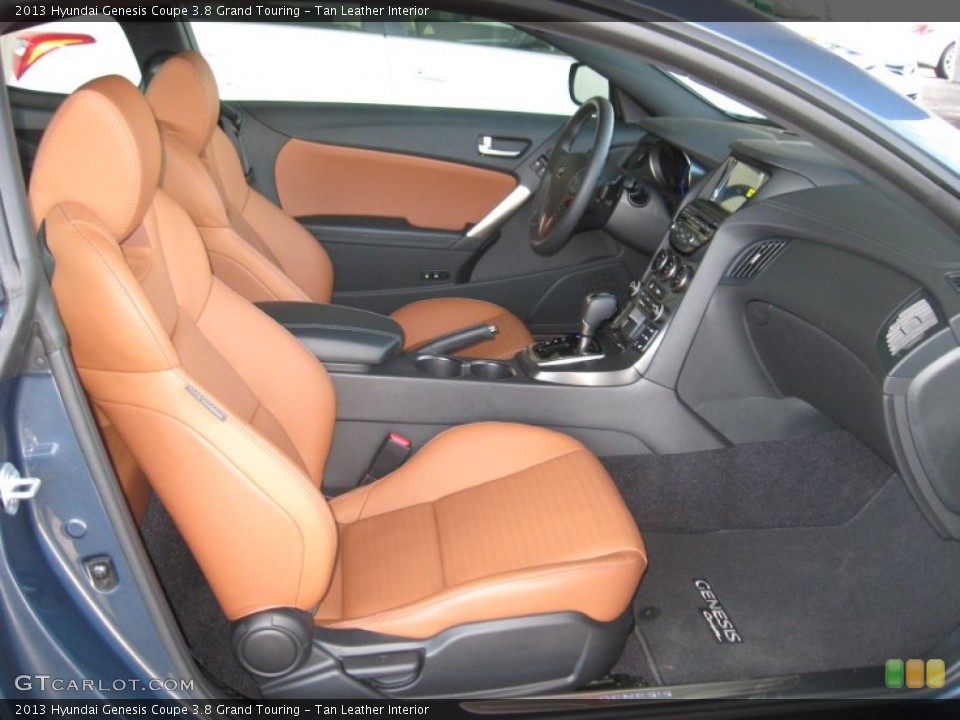 Tan Leather Interior Front Seat for the 2013 Hyundai Genesis Coupe 3.8 Grand Touring #76486574