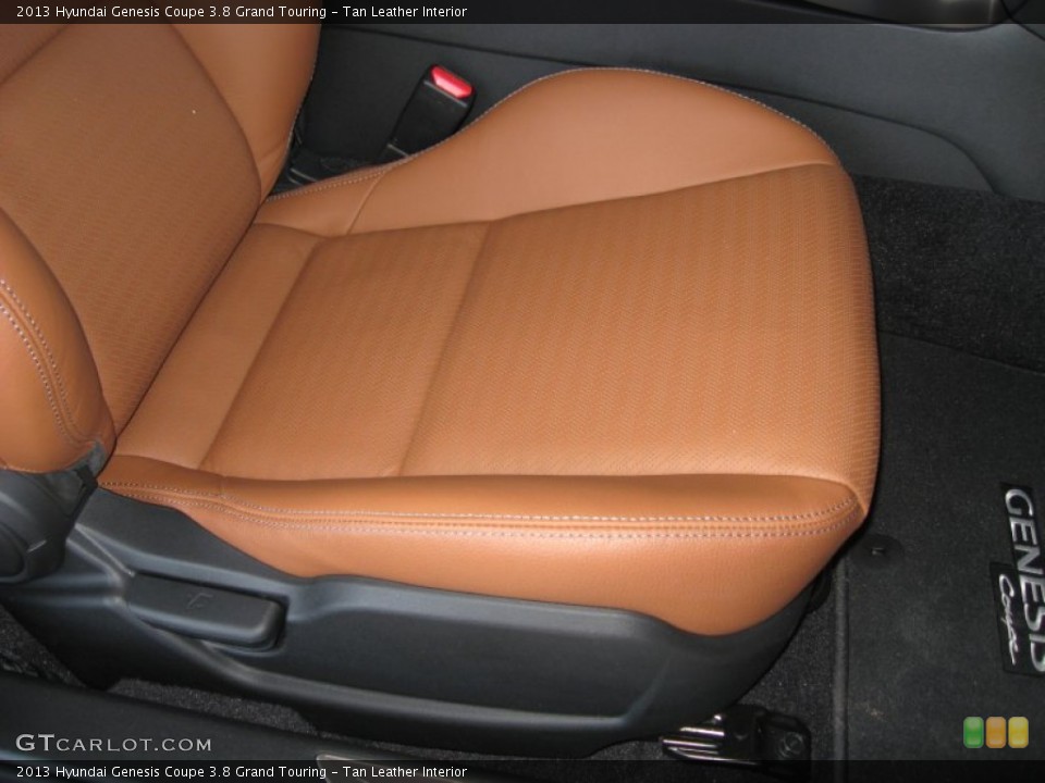 Tan Leather Interior Front Seat for the 2013 Hyundai Genesis Coupe 3.8 Grand Touring #76486588